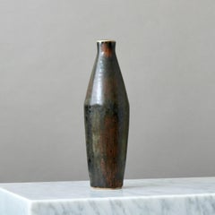 Jarrón único de gres de Carl-Harry Stalhane, Rorstrand, Suecia, años 60