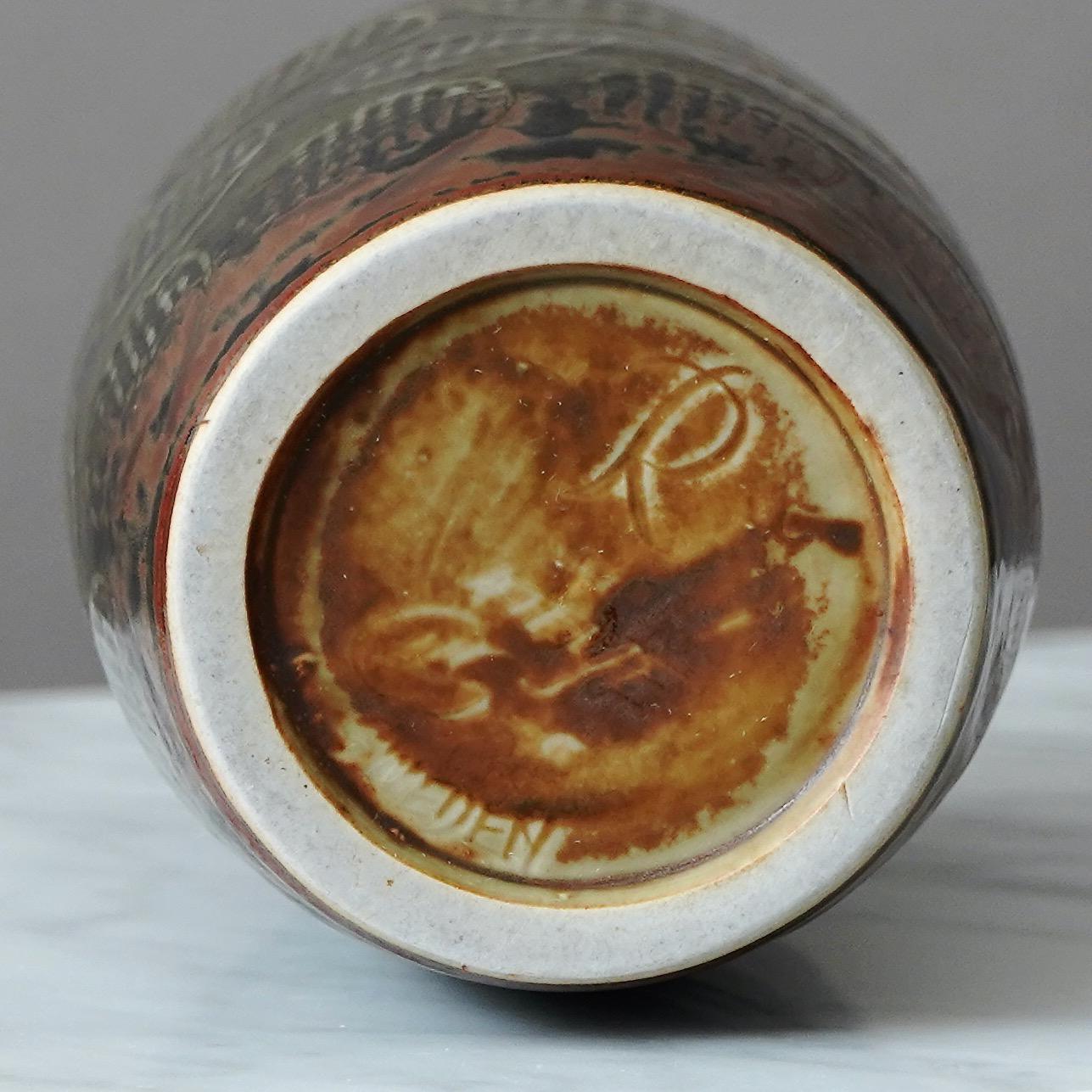 XX secolo Vaso unico in gres di Carl-Harry Stalhane, Rorstrand, Svezia, anni '60 in vendita