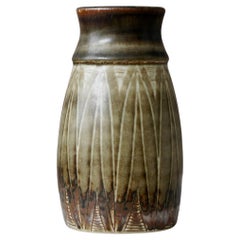 Unique Stoneware Vase by Carl-Harry Stalhane, Rorstrand, Sweden, 1960s