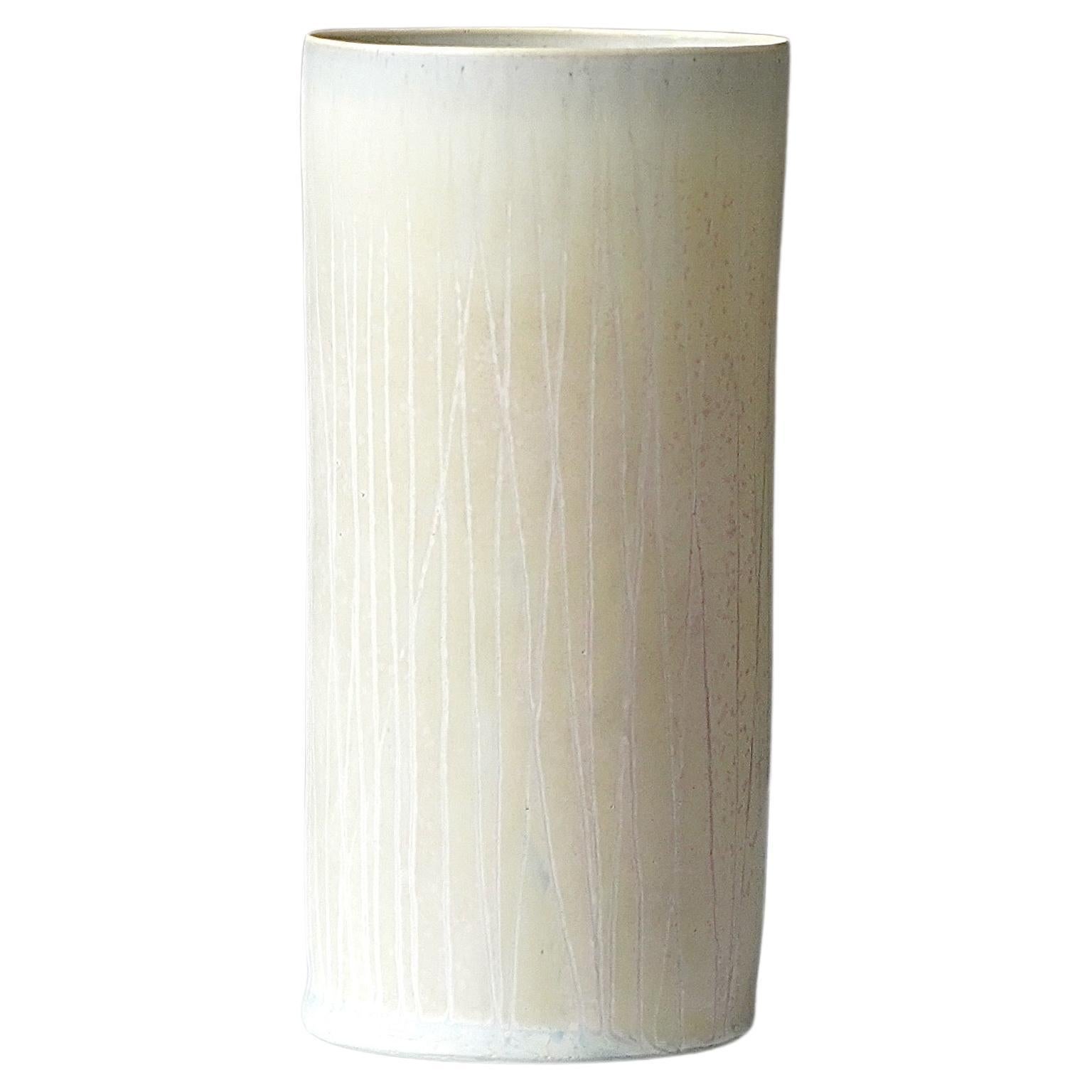 Unique Stoneware Vase by Stig Lindberg for Gustavsberg Studio, Sweden, 1960s For Sale
