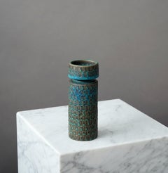 Unique Stoneware Vase by Stig Lindberg for Gustavsberg Studio, Sweden, 1962
