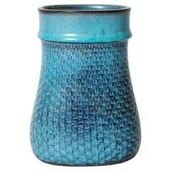Unique Stoneware Vase by Stig Lindberg, Gustavsberg, Sweden, 1960s