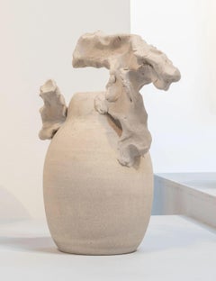 Unique Stoneware Vessel by Mary Brōgger