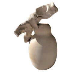 Unique Stoneware Vessel by Mary Brōgger