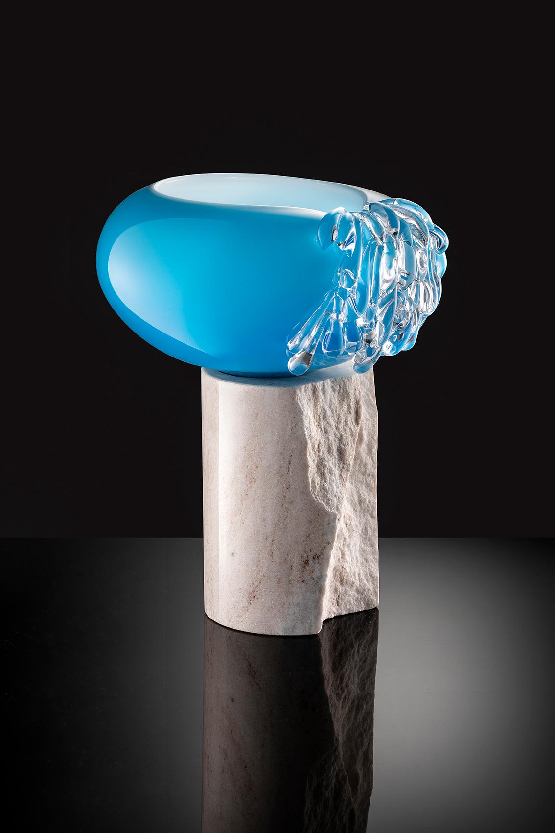 Unique Stravedamento Mouth Blown Murano Glass Centerpiece by Aina Kari Siglo XXI y contemporáneo en venta