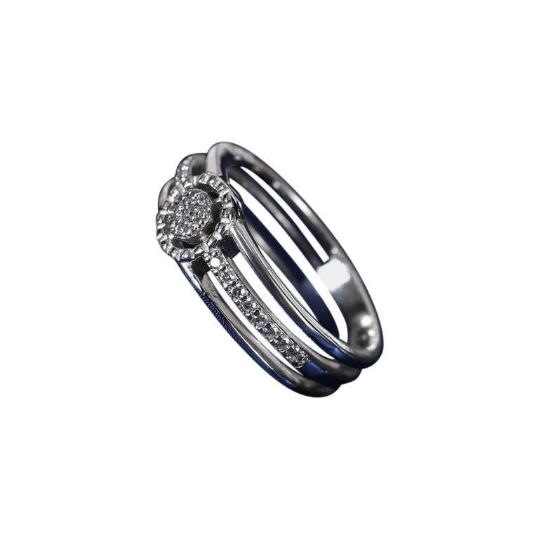 Unique Style Moissanite Ring 925 Sterling Silver Promise Ring Anniversary Gift.