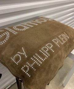 Unique Suede Overlarge Decorative Pillow Philipp Plein