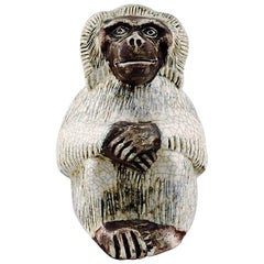 Unique Sven Wejsfelt, Monkey in Ceramics