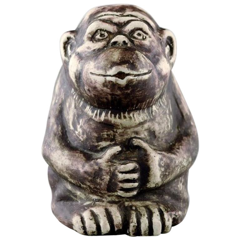 Unique Sven Wejsfelt, Monkey in Ceramics