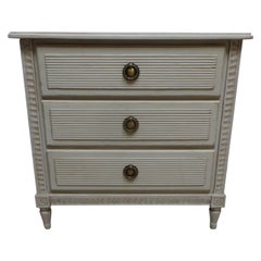 Unique Swedish Gustavian Style 3 Drawer Chest