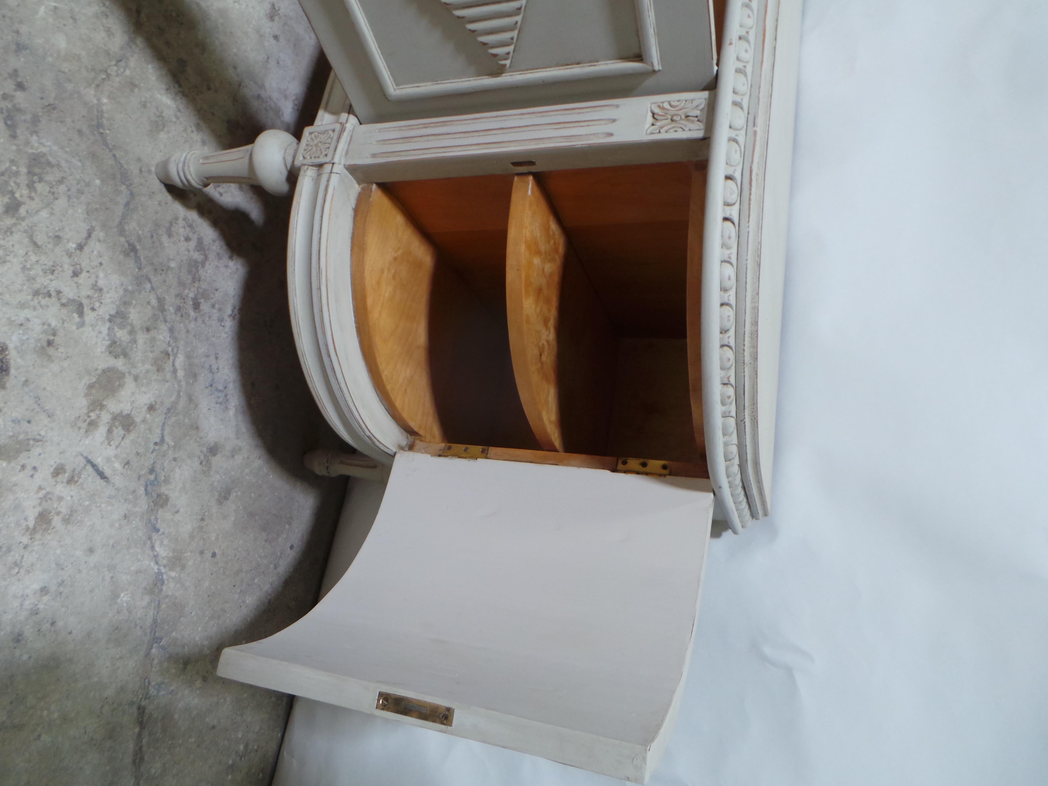 Unique Swedish Gustavian Style 4 Door Sideboard For Sale 1