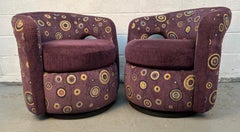 Unique Swiveling Lounge Chairs by Weiman