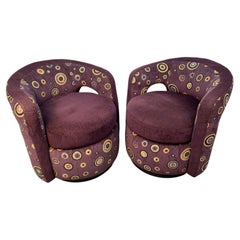 Unique Swiveling Lounge Chairs by Weiman