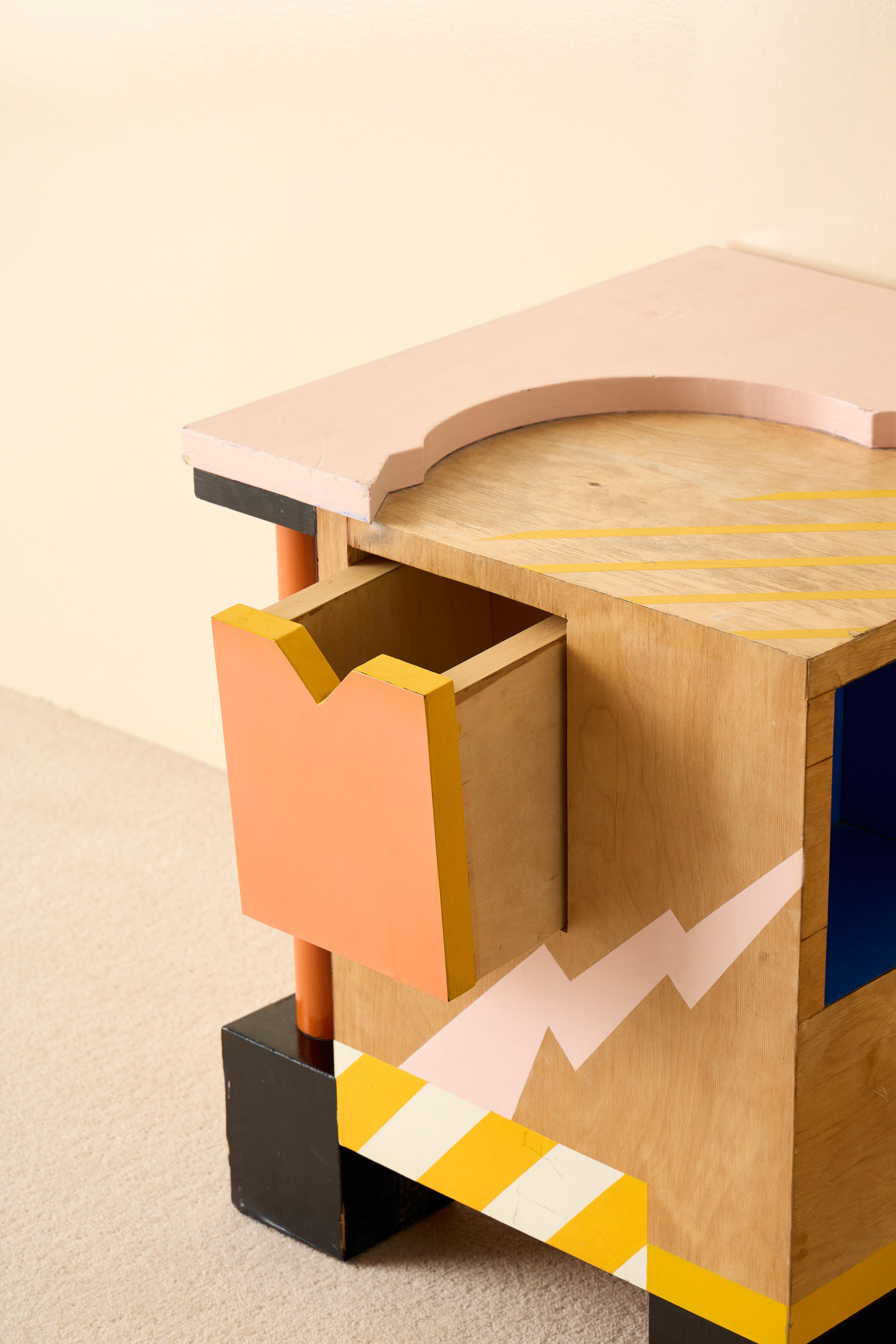 Table unique d'Ernst Lohse, Danemark, vers 1987 Bon état - En vente à Stockholm, SE