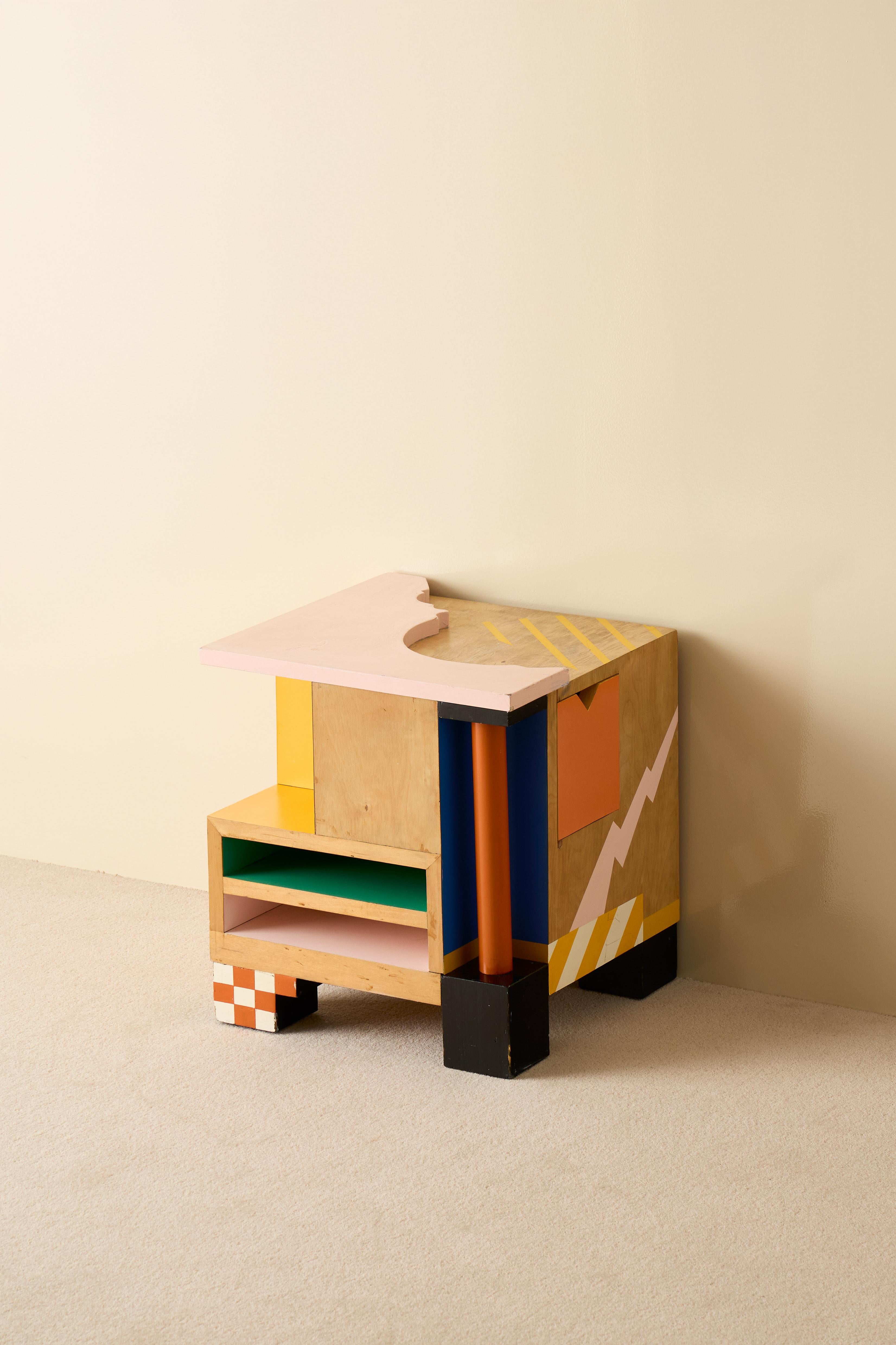 Bois Table unique d'Ernst Lohse, Danemark, vers 1987 en vente