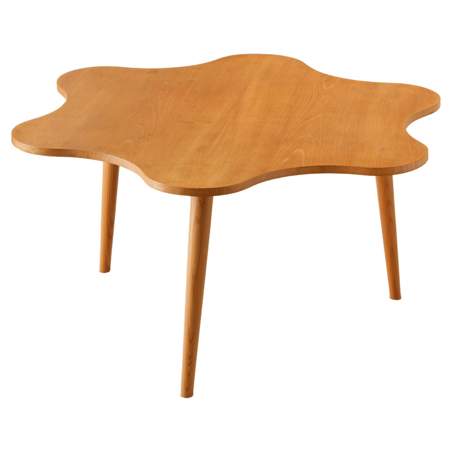 Unique table by Mogens Mogensen, Sweden, 1940s For Sale