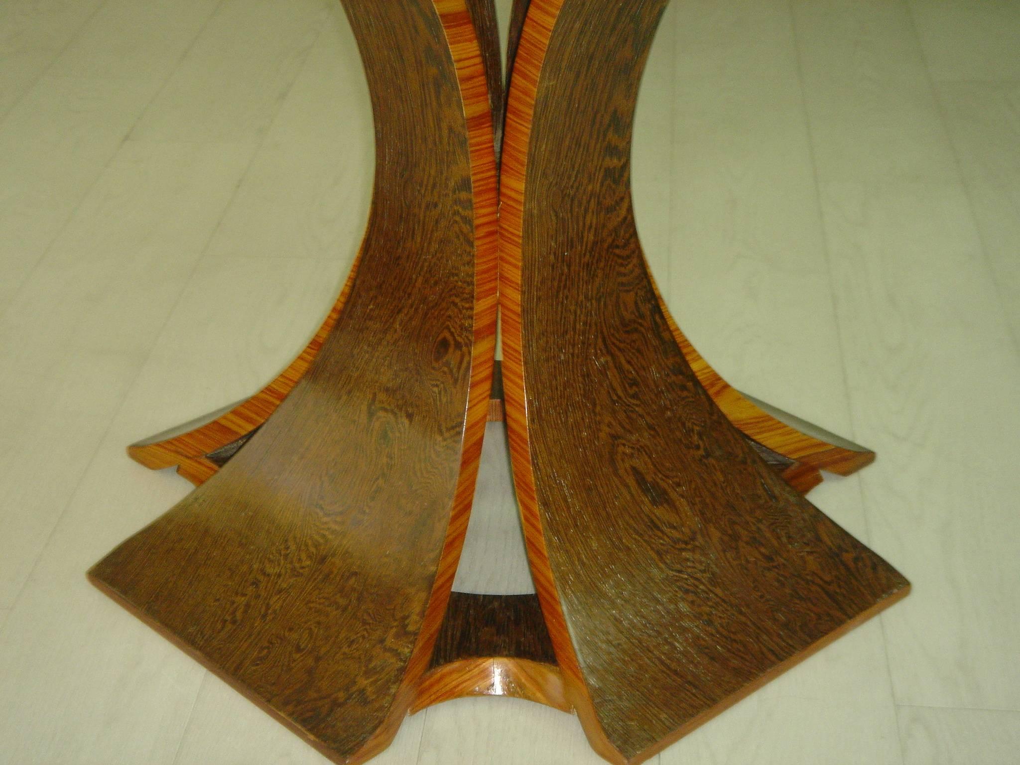 Wood Unique Table  French, 1970