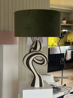 Einzigartige Tischlampe – handgefertigt von Keramikkünstler Jossolini