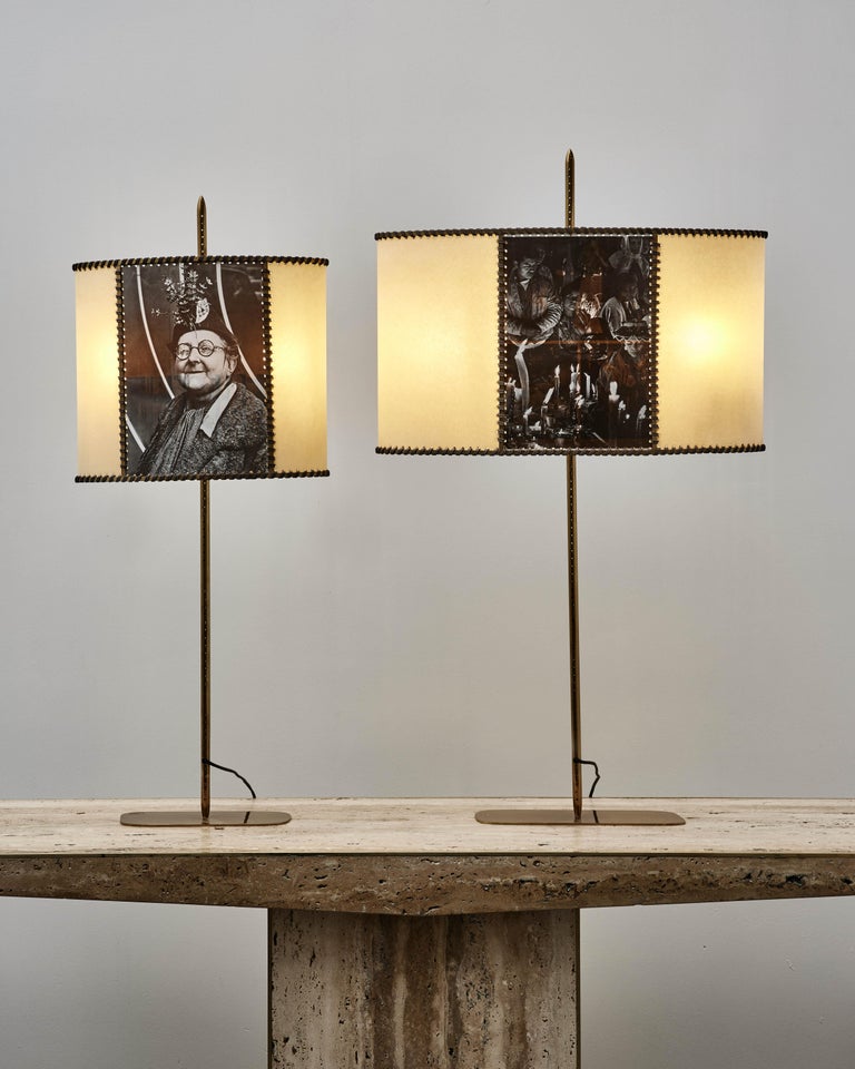 Unique Table Lamps by Diego M In Excellent Condition For Sale In Saint-Ouen (PARIS), FR