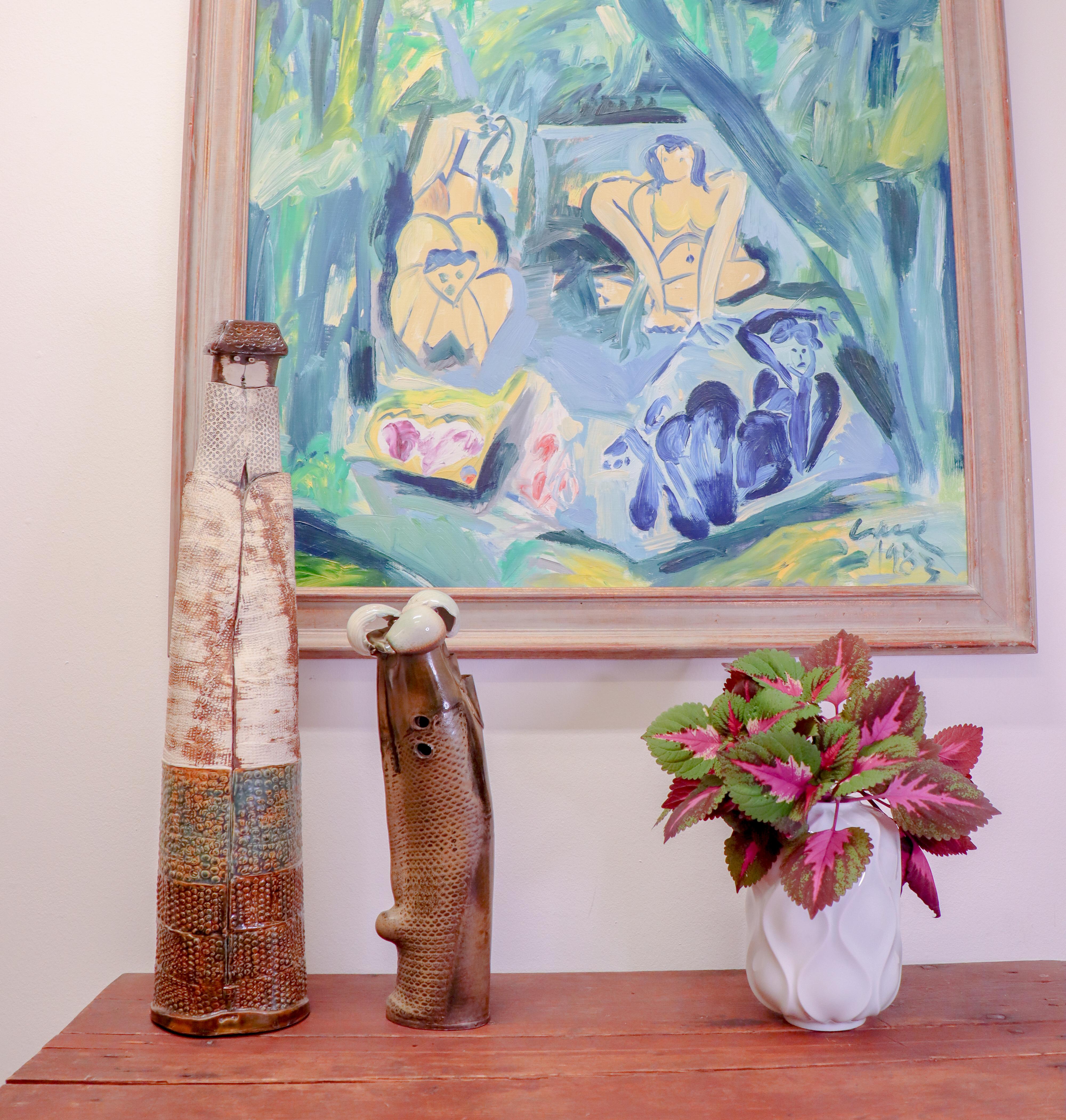 Escultura de cerámica única y alta - Bengt Berglund - Gustavsberg 1963 en venta 6