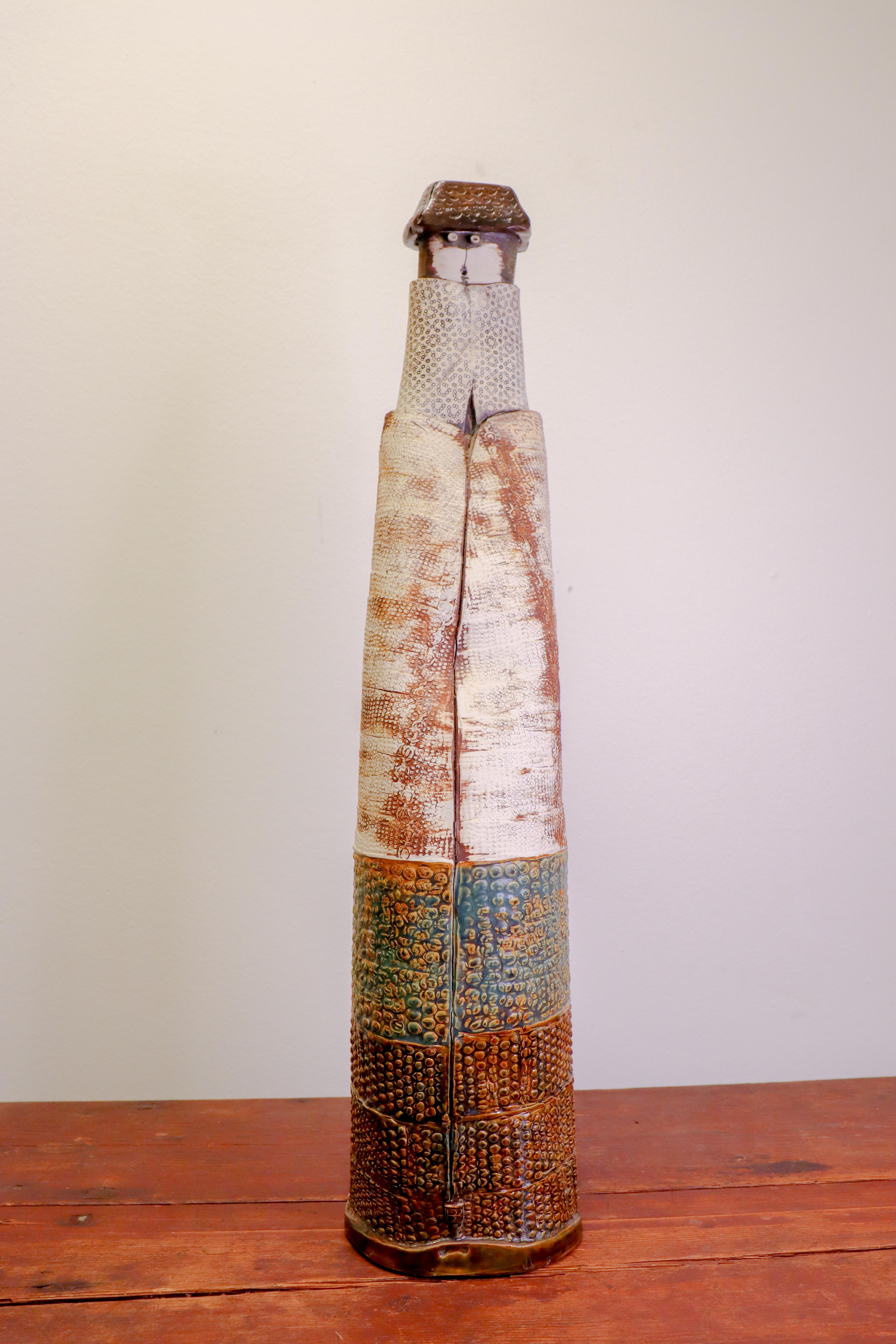 Escultura de cerámica única y alta - Bengt Berglund - Gustavsberg 1963 Escandinavo moderno en venta