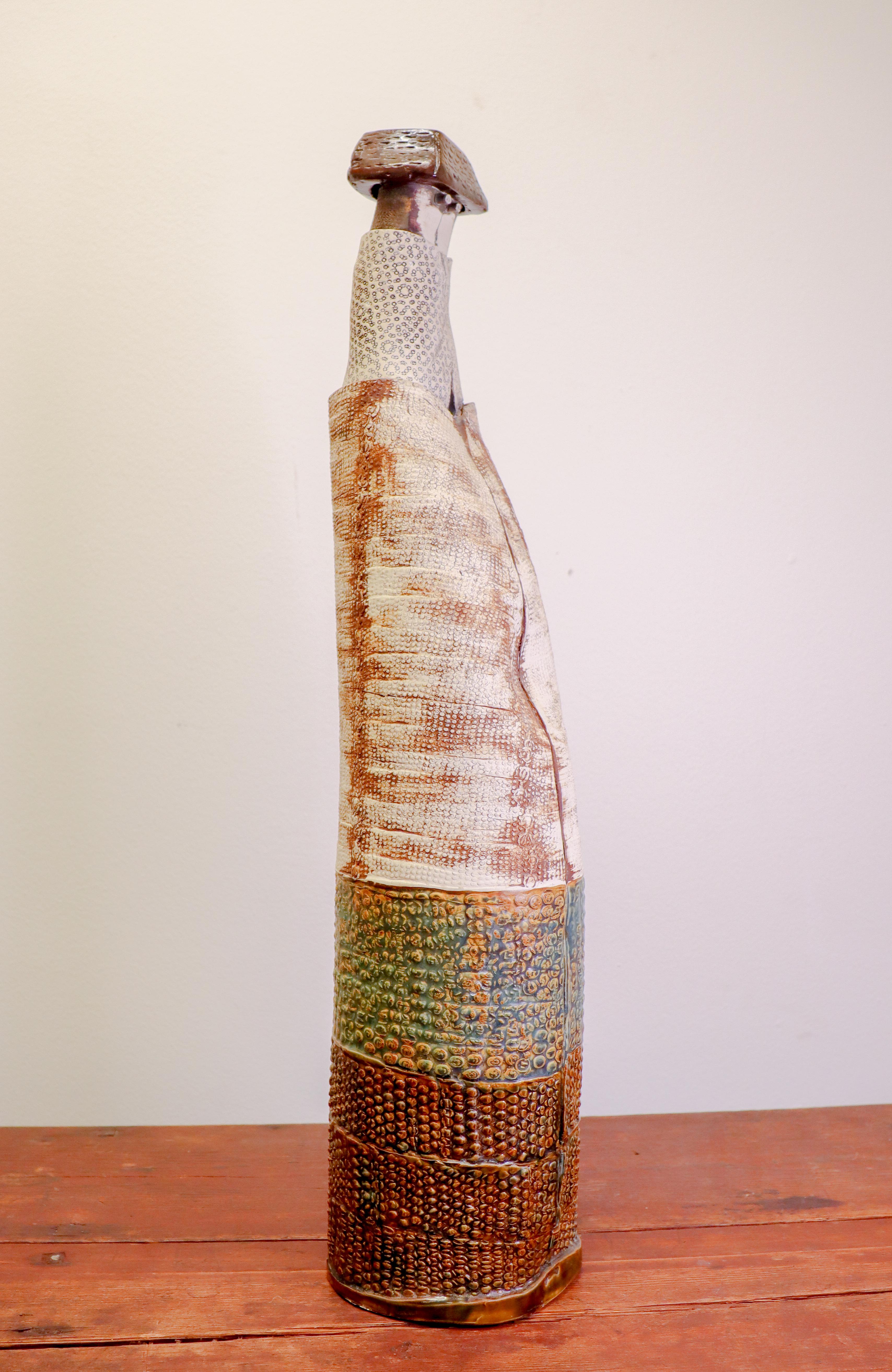 Escultura de cerámica única y alta - Bengt Berglund - Gustavsberg 1963 Sueco en venta
