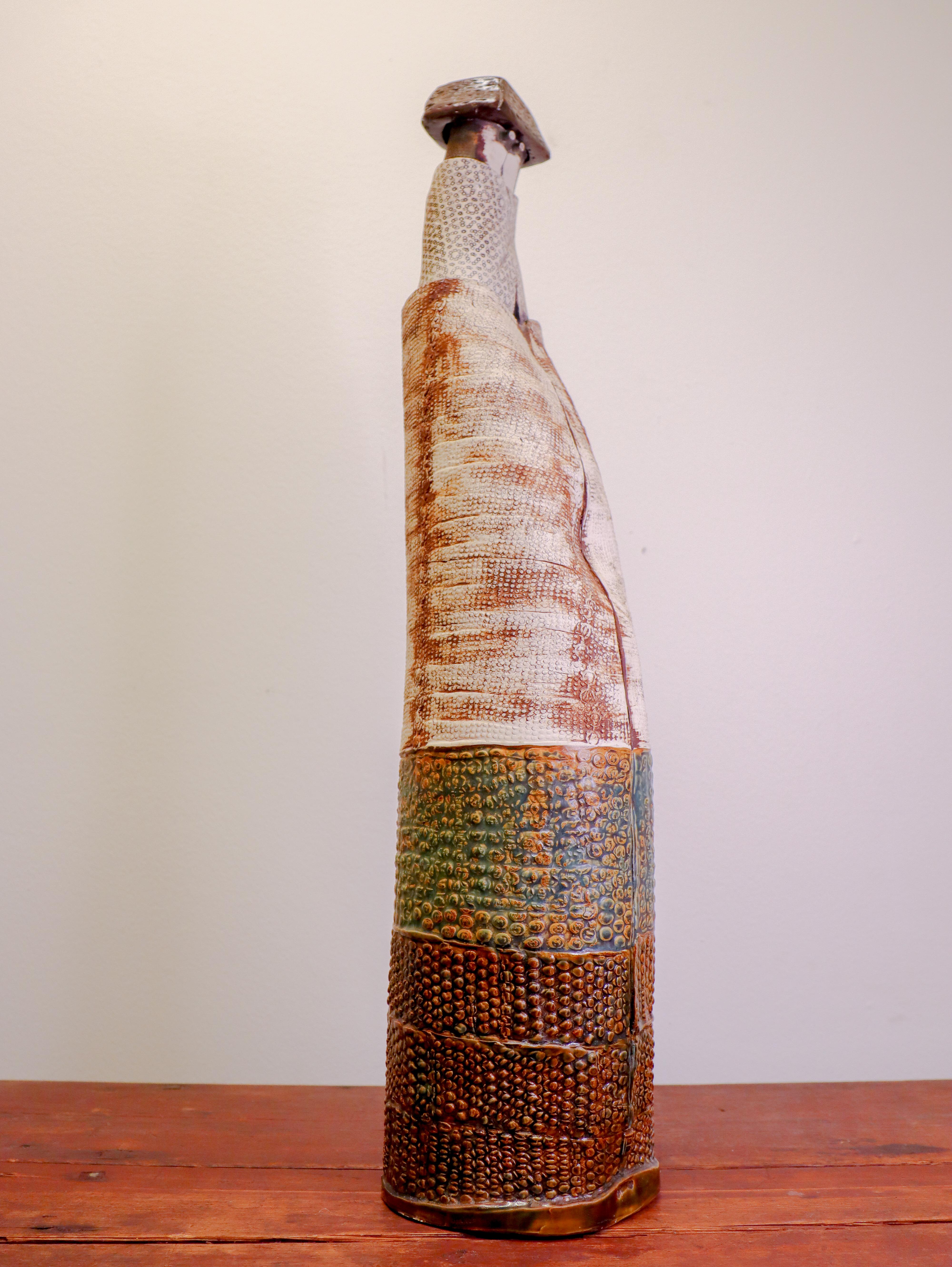 Escultura de cerámica única y alta - Bengt Berglund - Gustavsberg 1963 siglo XX en venta