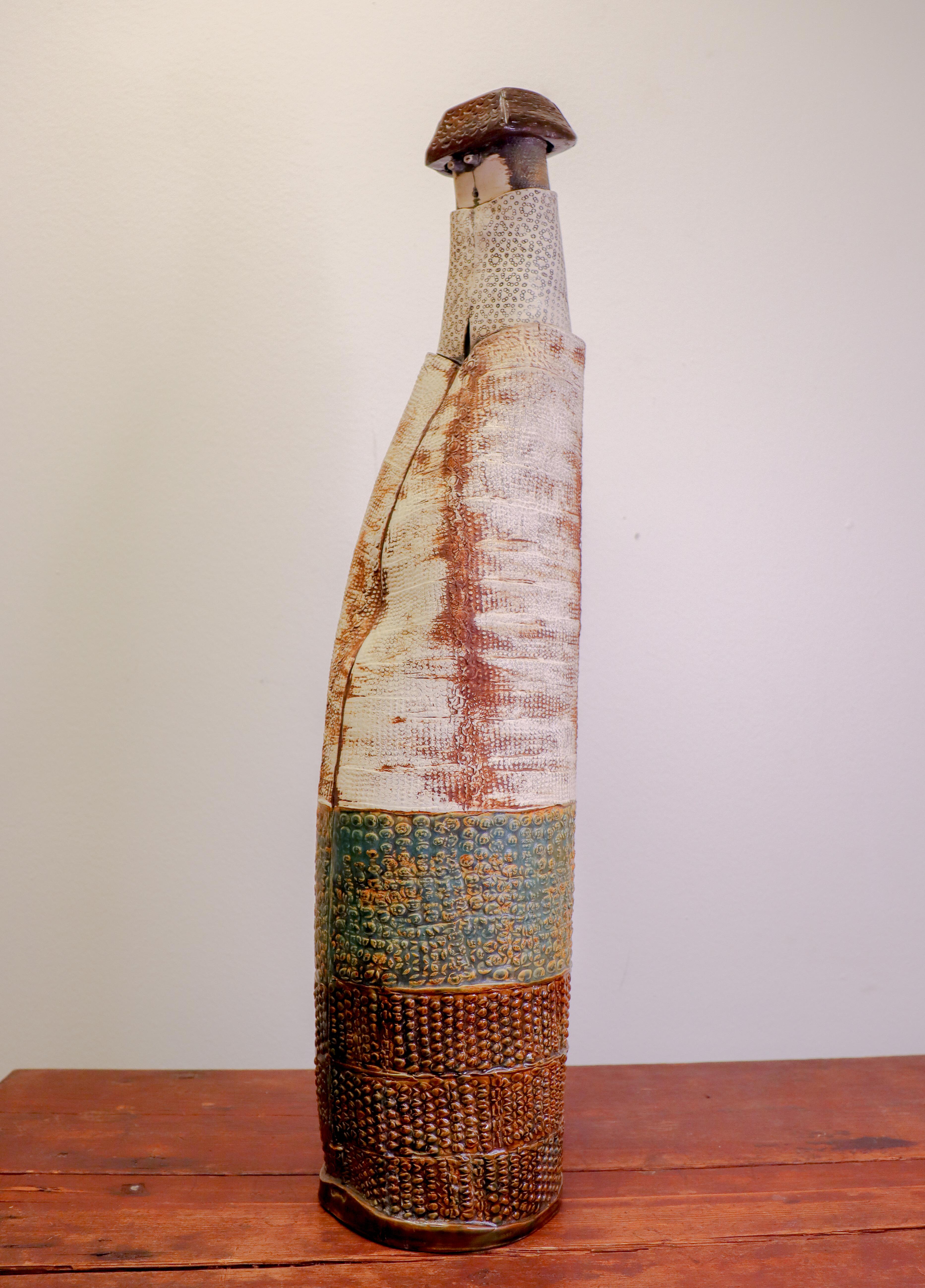 Escultura de cerámica única y alta - Bengt Berglund - Gustavsberg 1963 en venta 2