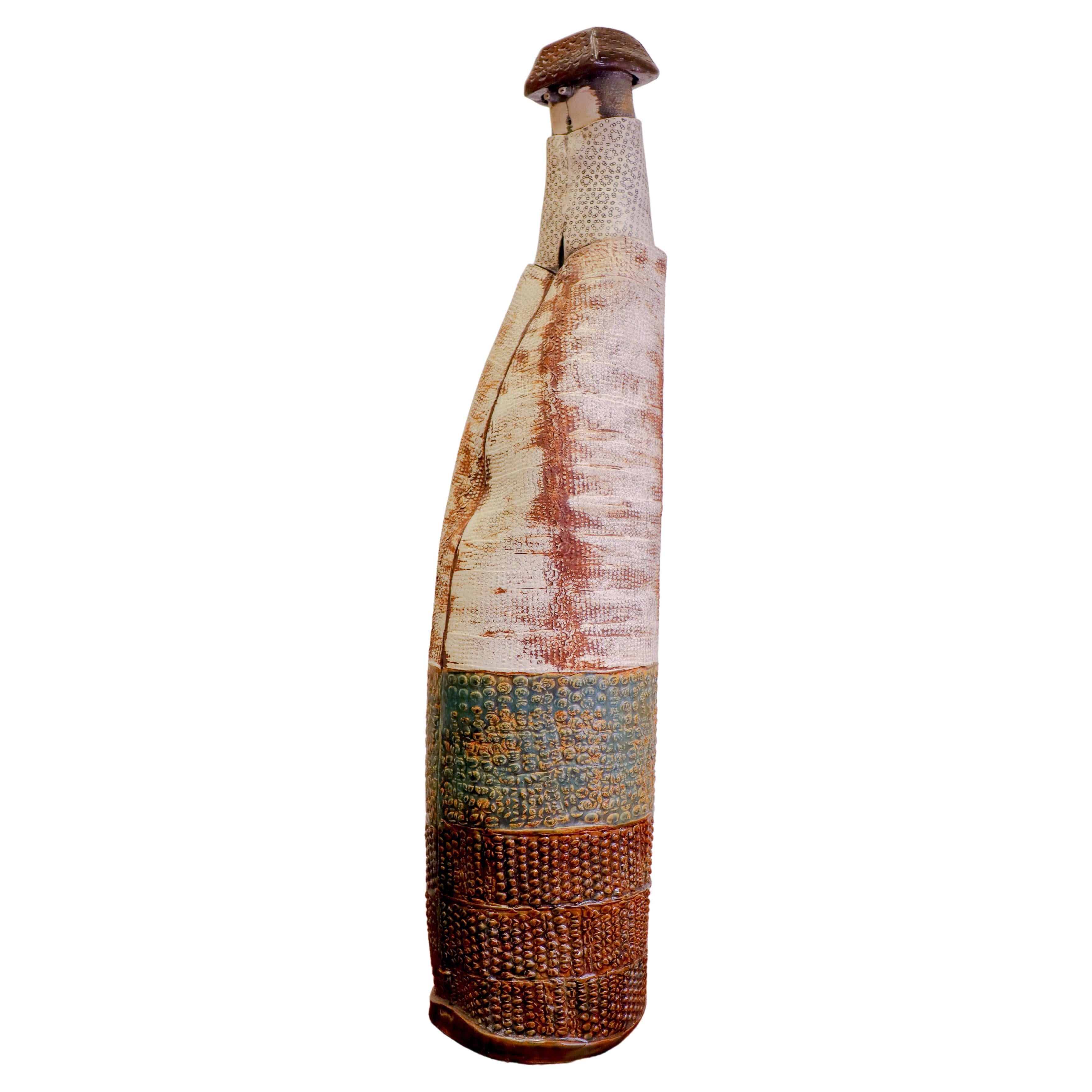 Escultura de cerámica única y alta - Bengt Berglund - Gustavsberg 1963 en venta