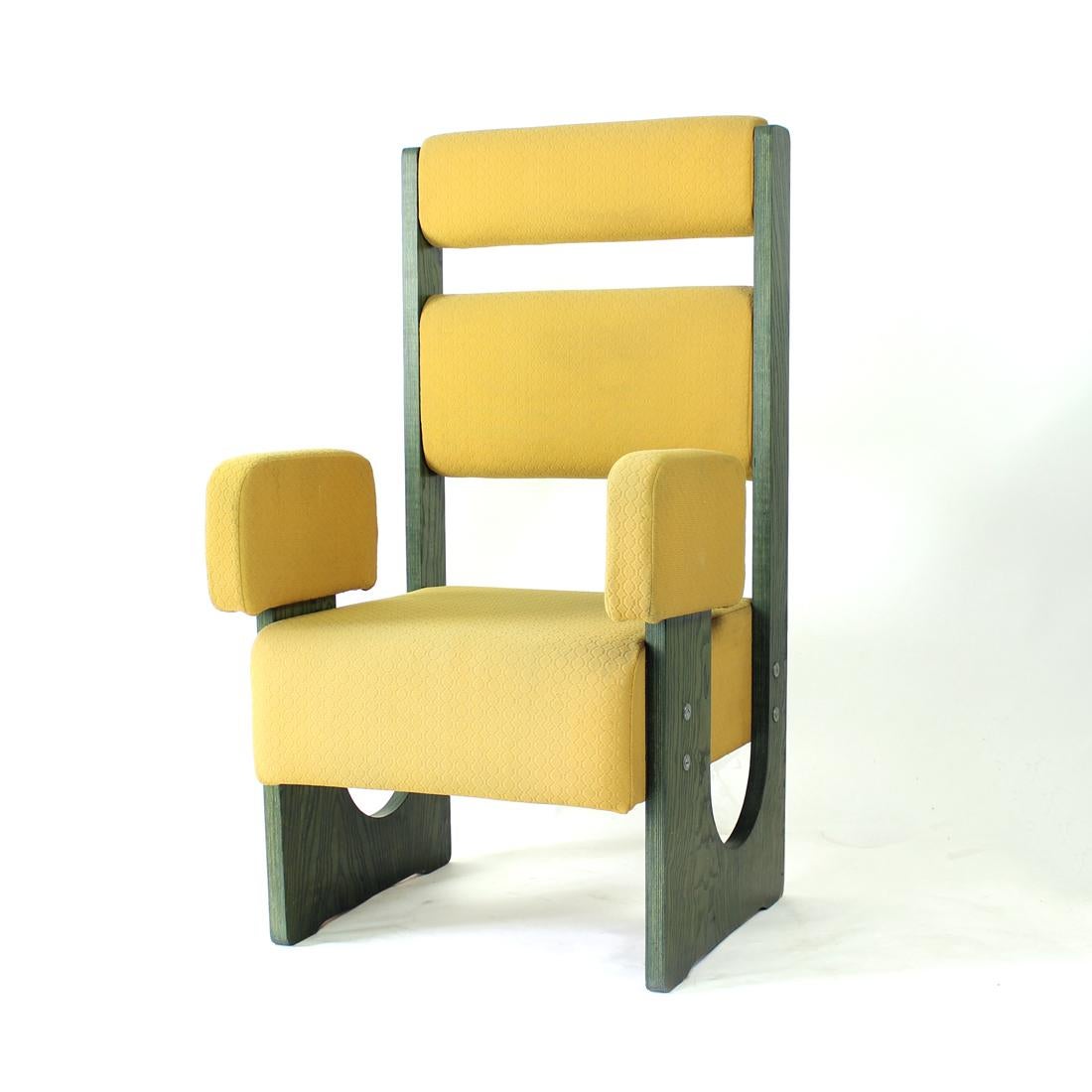 Sillón Trono Alto Único, Checoslovaquia Años 80 en venta 6