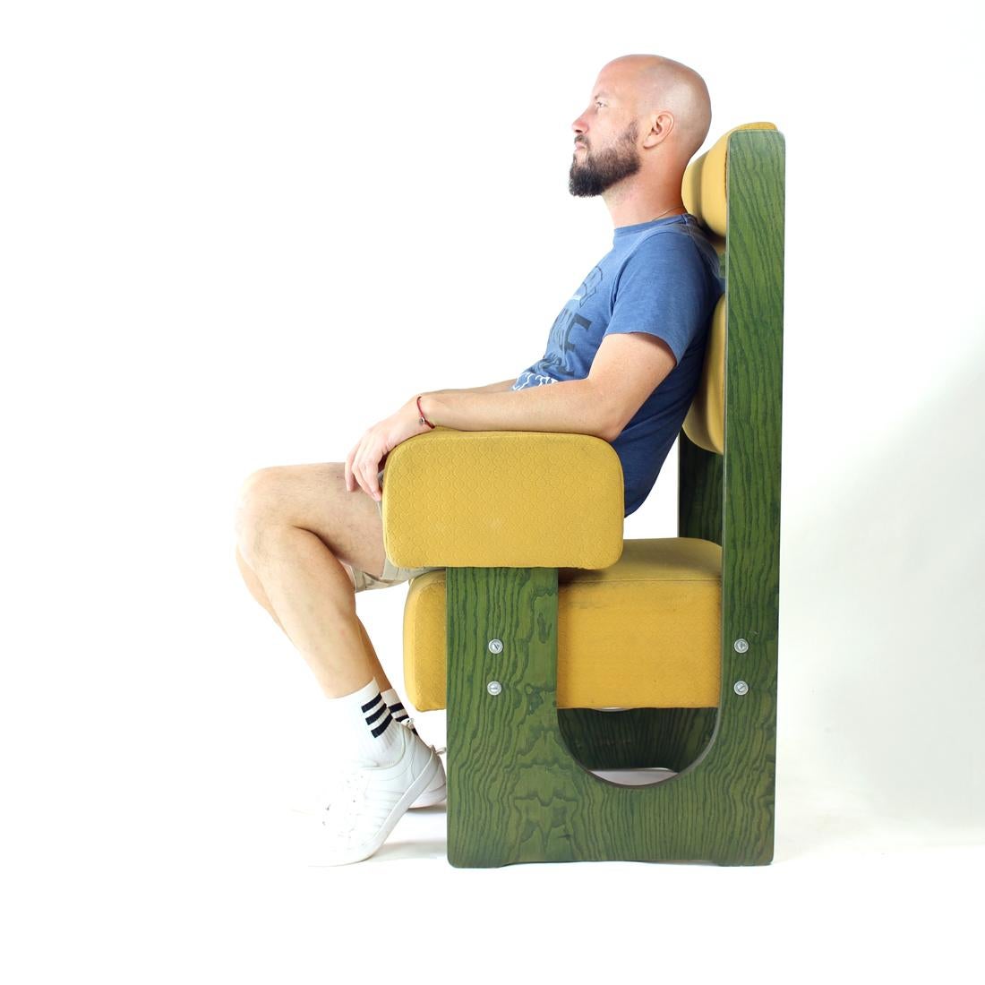 Sillón Trono Alto Único, Checoslovaquia Años 80 en venta 8