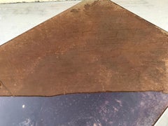 Unique Tanker Table with Resin Top and Custom Base