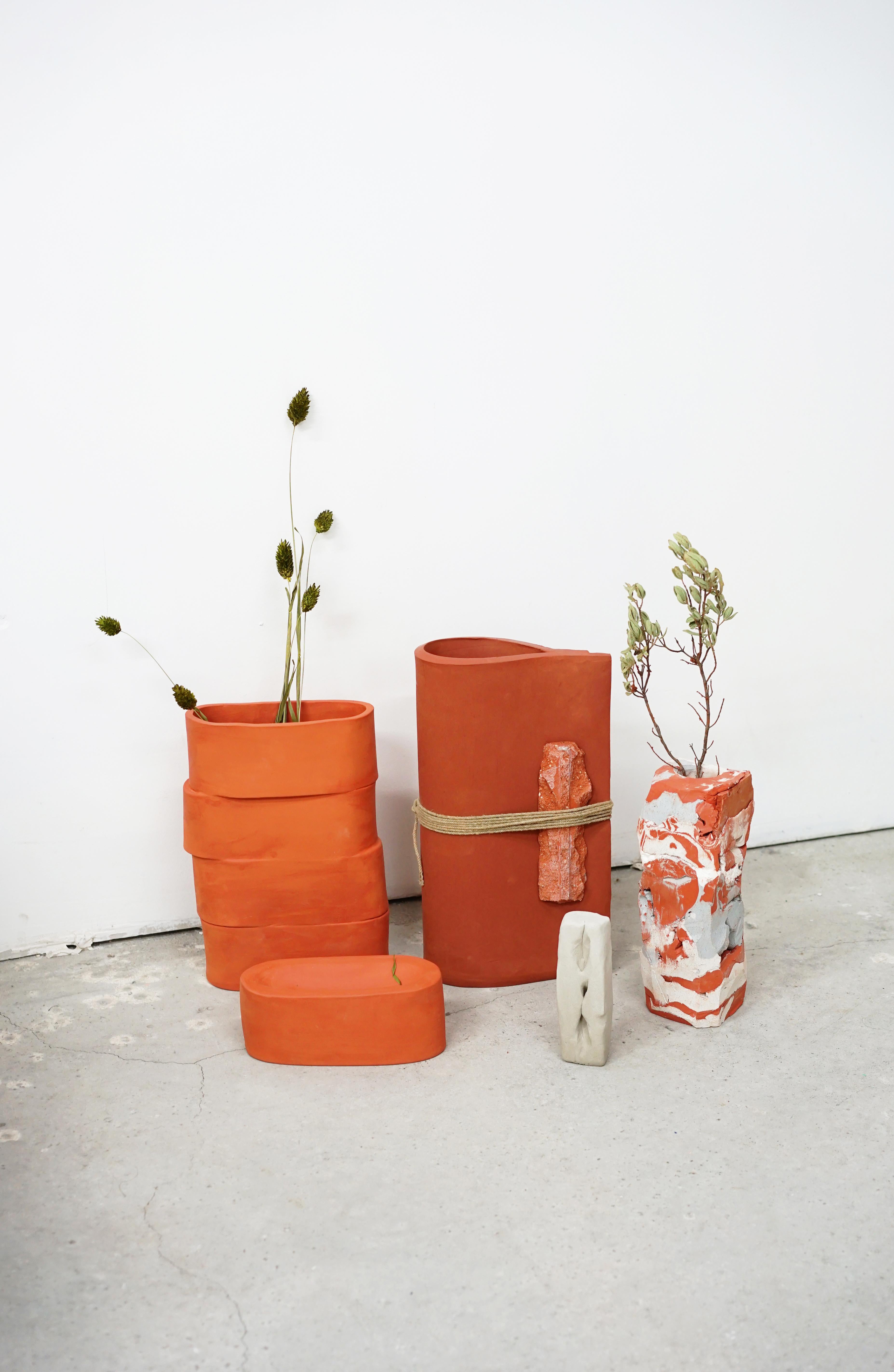 Francese Vaso scultura unico Tatemono_hydra_01 di Emmanuelle Roule in vendita