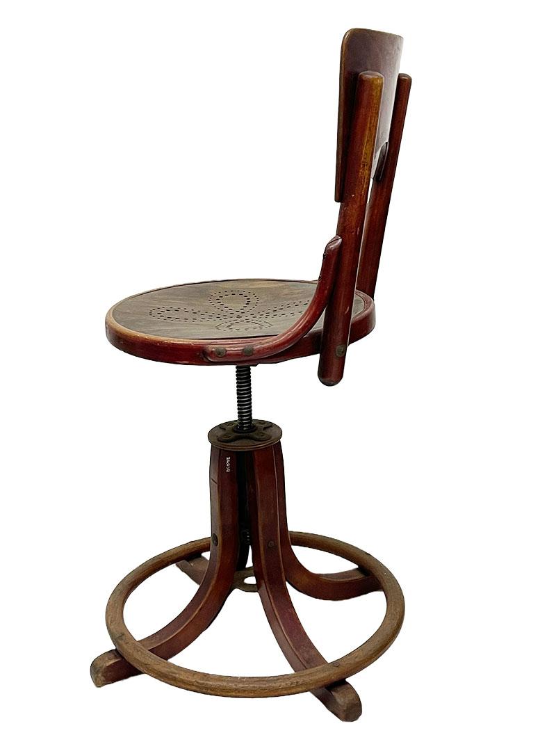 19th Century Unique Thonet Desk Chair, Museum Piece For Sale