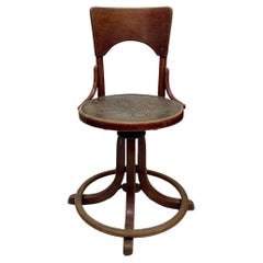 Antique Unique Thonet Desk Chair, Museum Piece