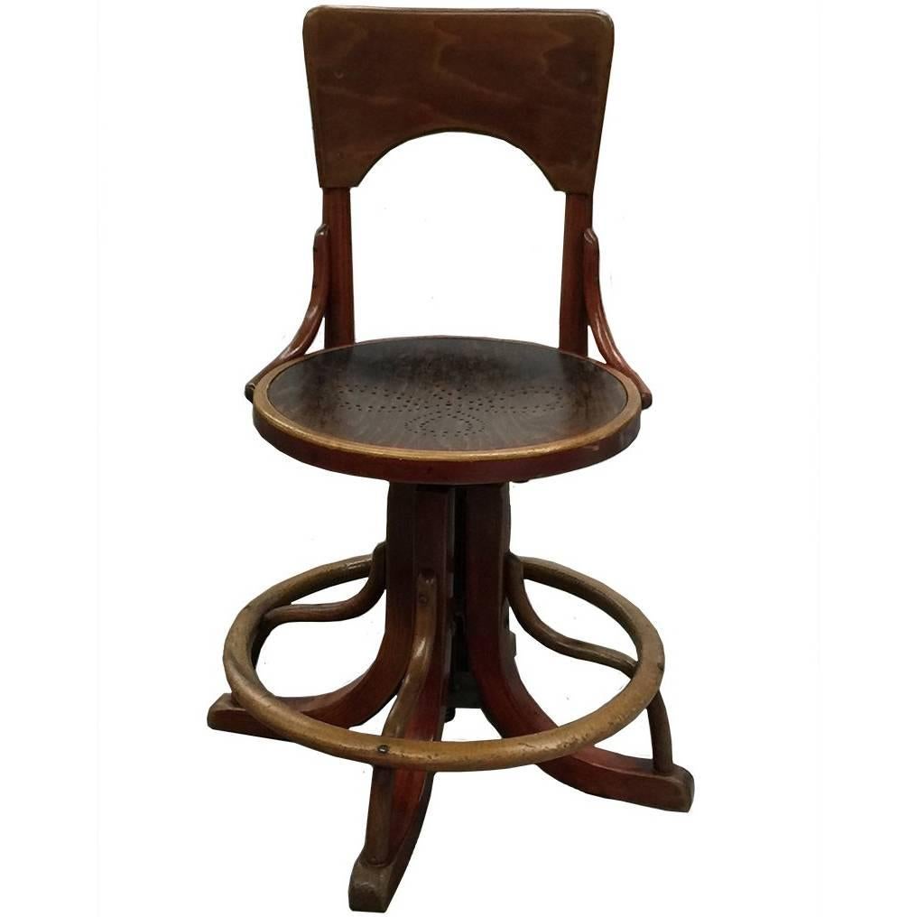 Unique Thonet Desk Chair, Museum Piece