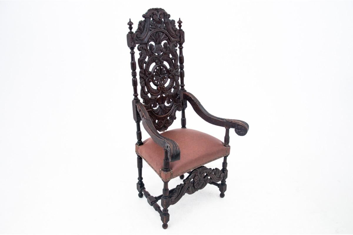 Renaissance Revival Unique Throne, France, Around 1890