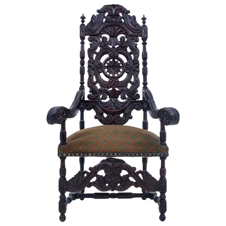 Unique Throne, France, Around 1890