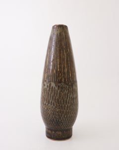 Jarrón torpedo único, Carl-Harry Stålhane, Rörstrand, Mid Century Vintage, 1960