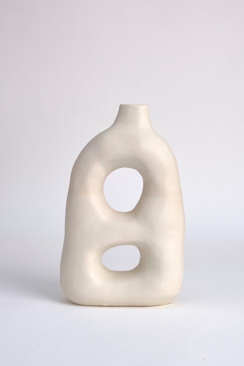 Modern Unique Torso Stoneware Vase by Camila Apaez