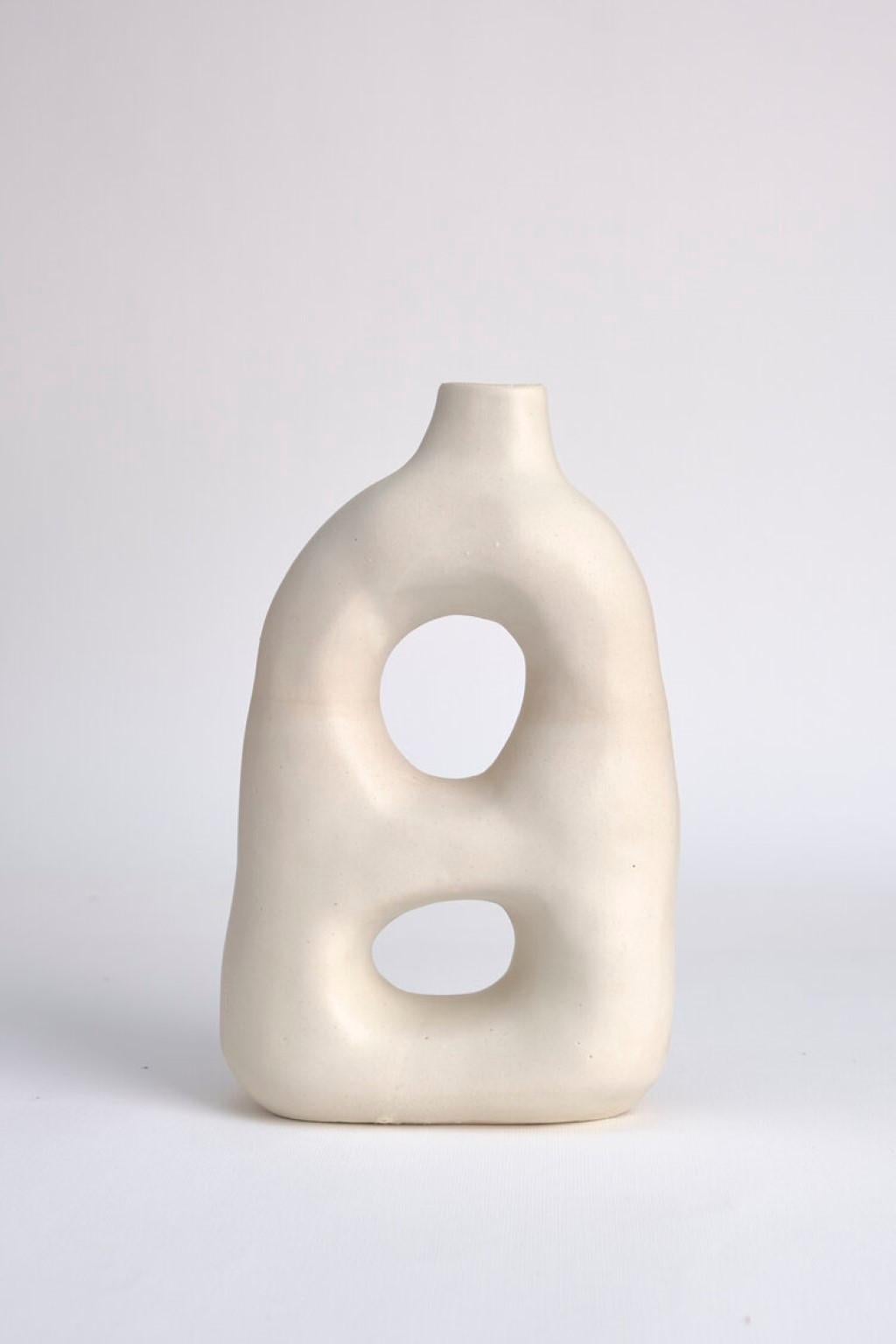 Modern Unique Torso Stoneware Vase by Camila Apaez For Sale