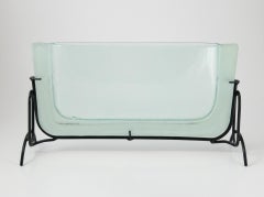 Unique Translucent Art Glass Vase, 1970s