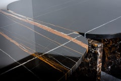 Unique Trilithon Marble Coffee Table, by OS and OOS