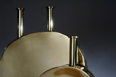 Einzigartiges Trio von Messingflaschen, handgefertigt und signiert von Lukasz Friedrich