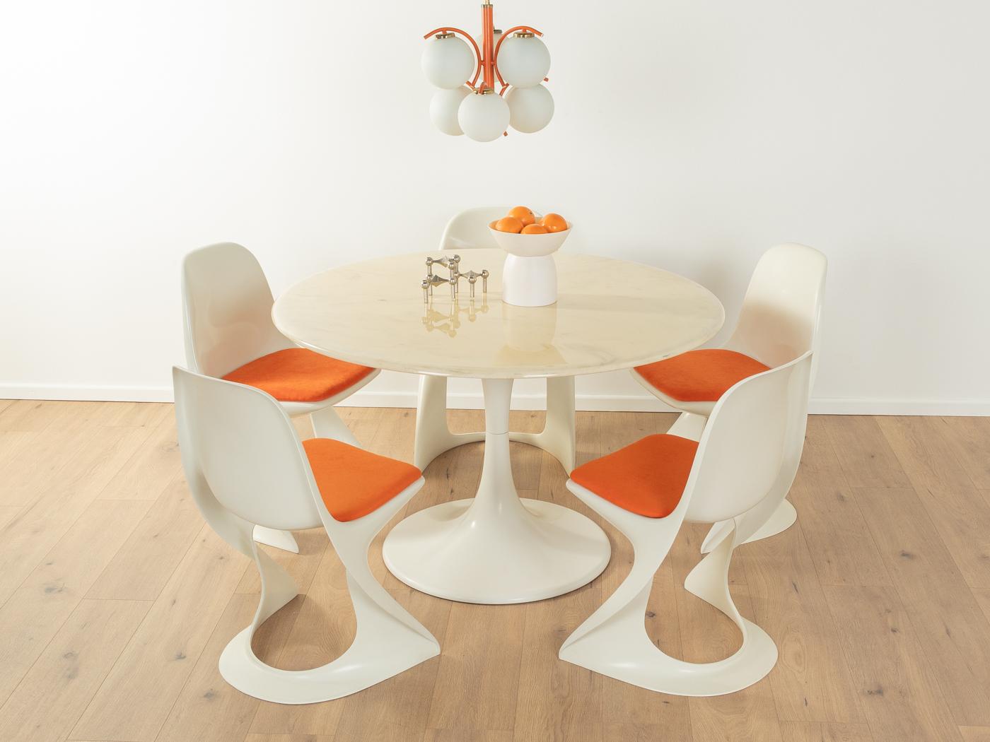 German Unique Tulip dining table, Lübke