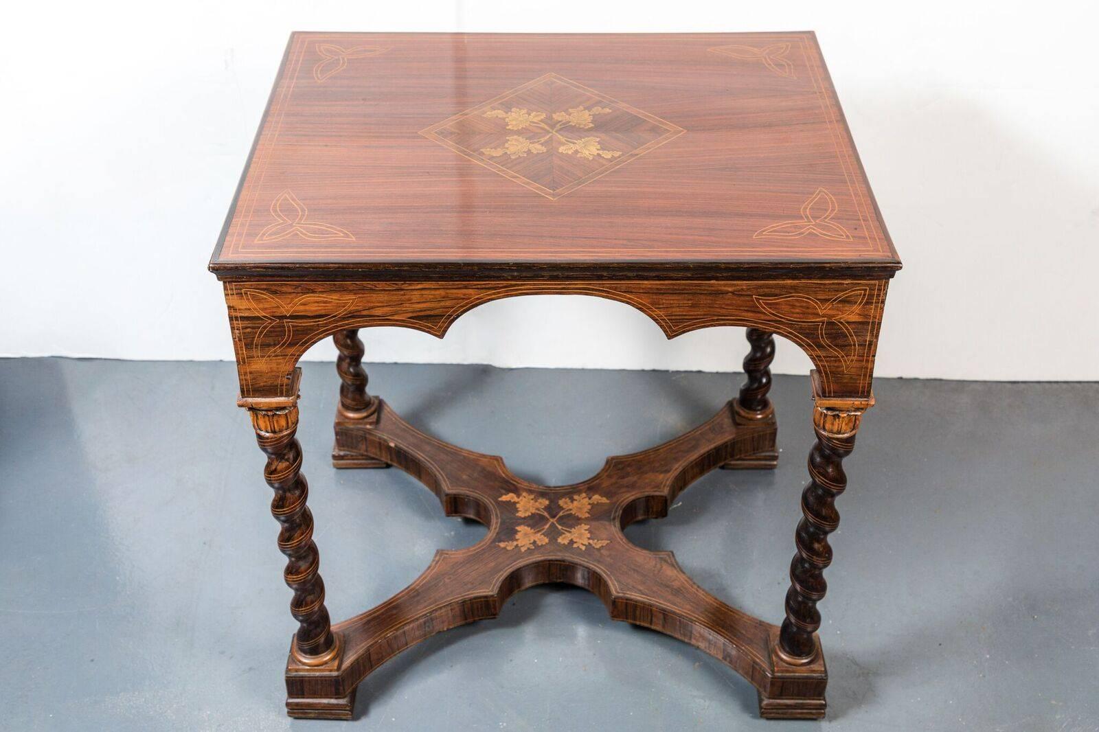 Unique, Turn-of-the-Century, Moorish Style Table In Good Condition In Newport Beach, CA
