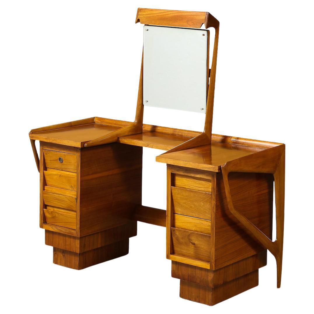 Table de coiffeuse et chaise unique par Ico & Luisa Parisi en vente