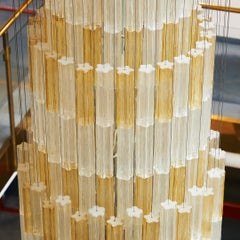 Unique Venini tronchi chandelier