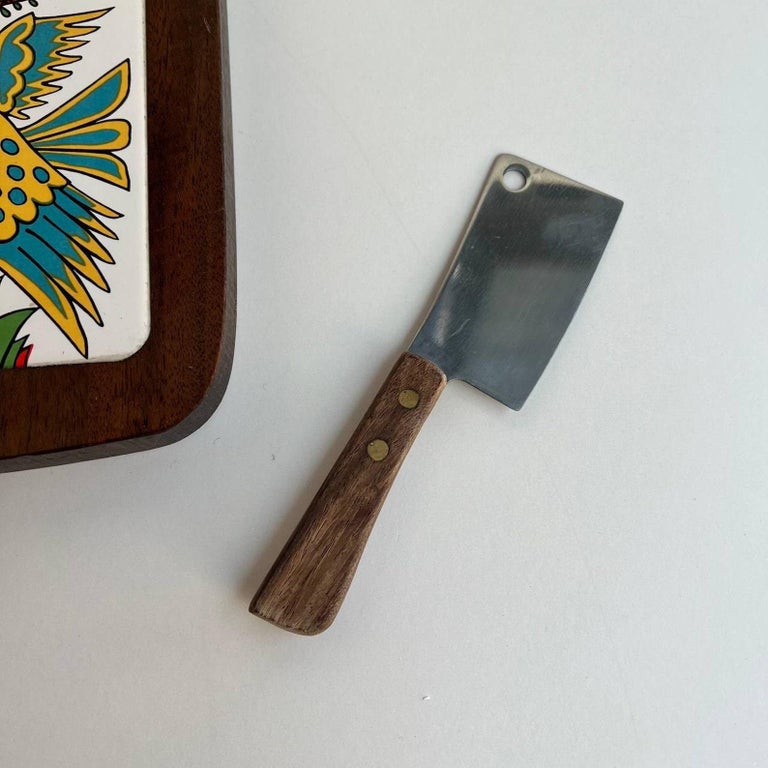 Unique Villeroy and Boch Cheese Cutting Board with Knife Vintage