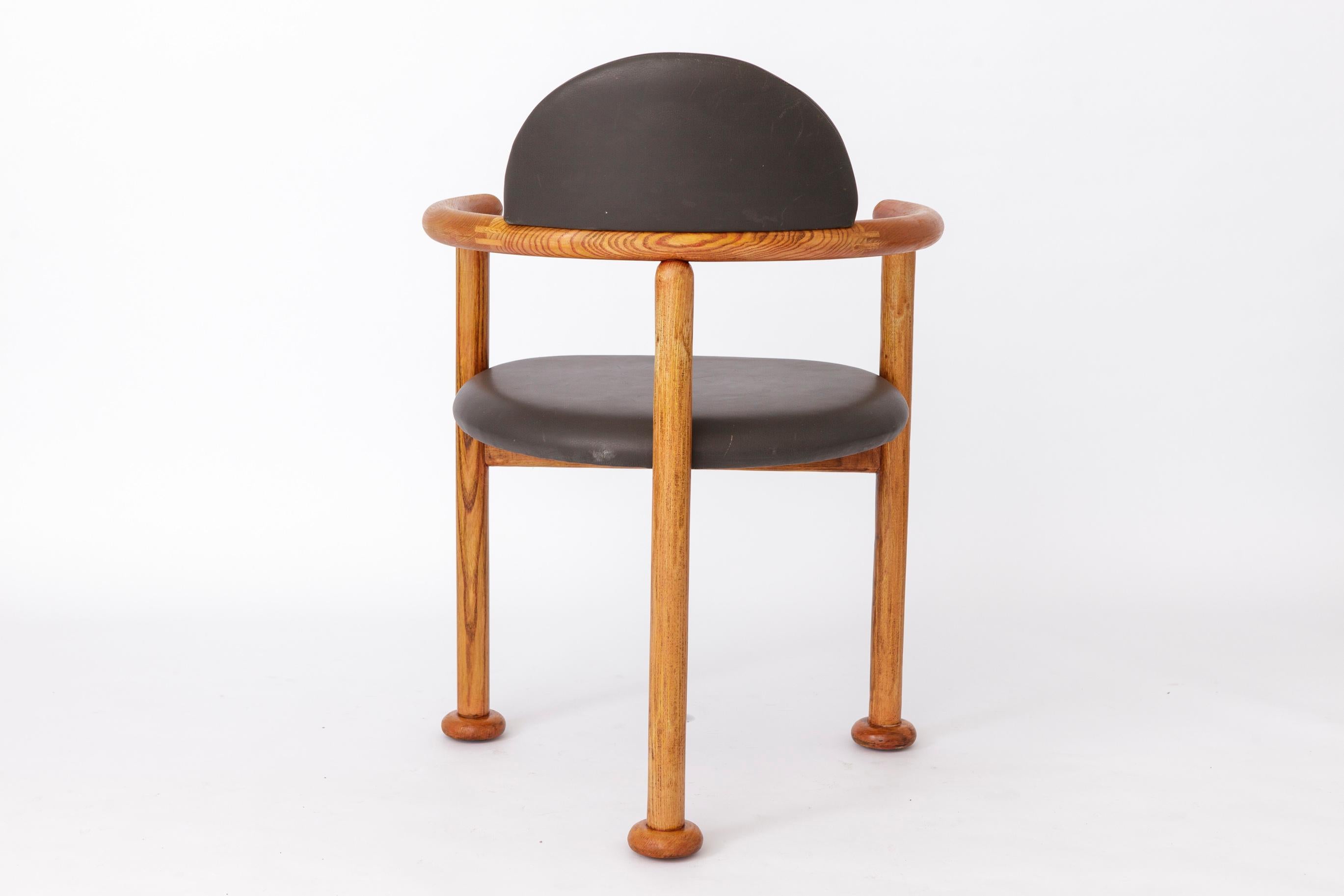 Unique Vintage Armhair / Desk Chair 1980s 1